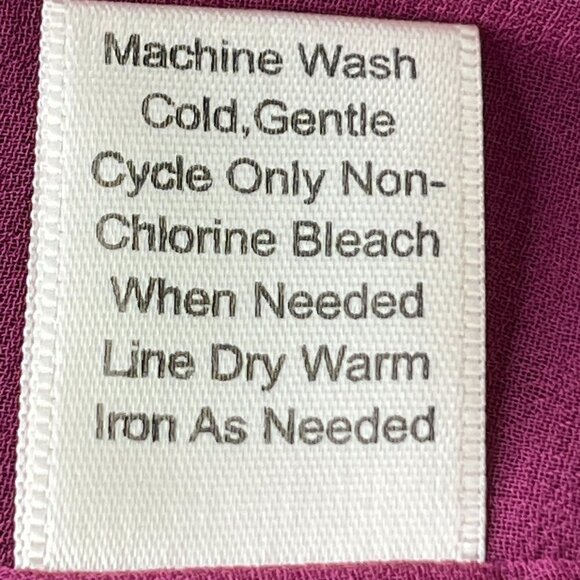 STANDARDS & PRACTICES Candice Georgette Wrap DressSize 1X  In Rose - Picture 11 of 13